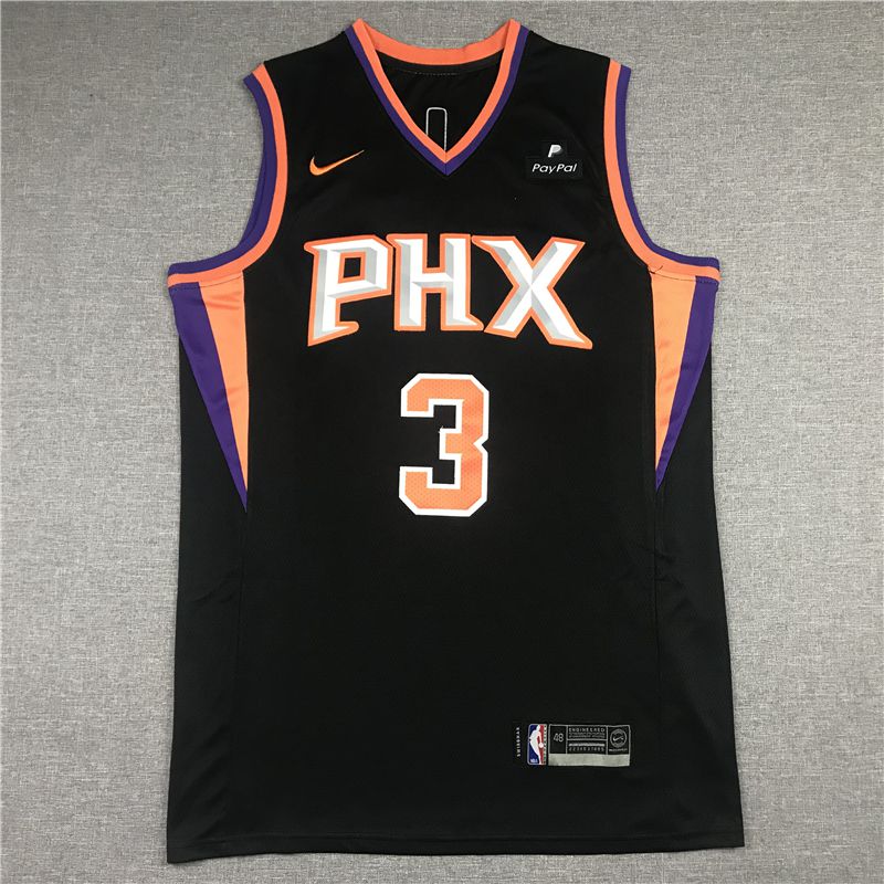 Men Phoenix Suns #3 Paul Black Game Nike 2021 NBA Jersey